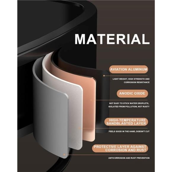 Black Shower Caddy Shelf Organizer, Bathroom Organizers, 2 Pack with 8 hooks - Picture 4 of 8